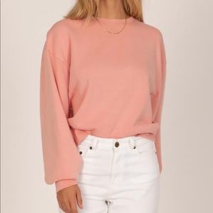 Amuse Society pink sweatshirt